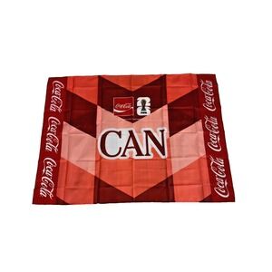 FIFA World Cup 2026 Soccer Futbol Coca-Cola Team Canada Flag / Cape / Wrap NEW